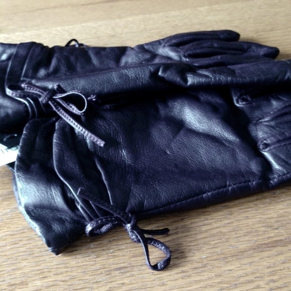 #9 LEATHER CASHMERE lined Deep WINE ITALIAN LEATHER DESIGNER Antonio Murolo NWT - Picture 1 of 8